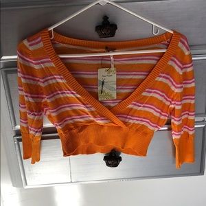 Free people cropped sweater